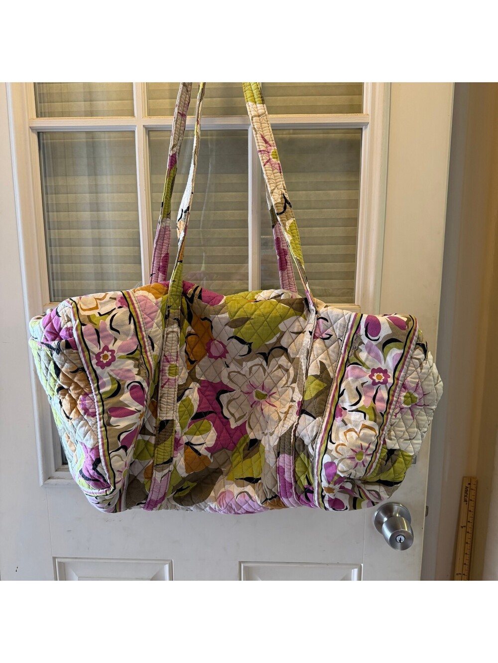 Vera Bradley Large Duffle Tote Bag in Portobello Road